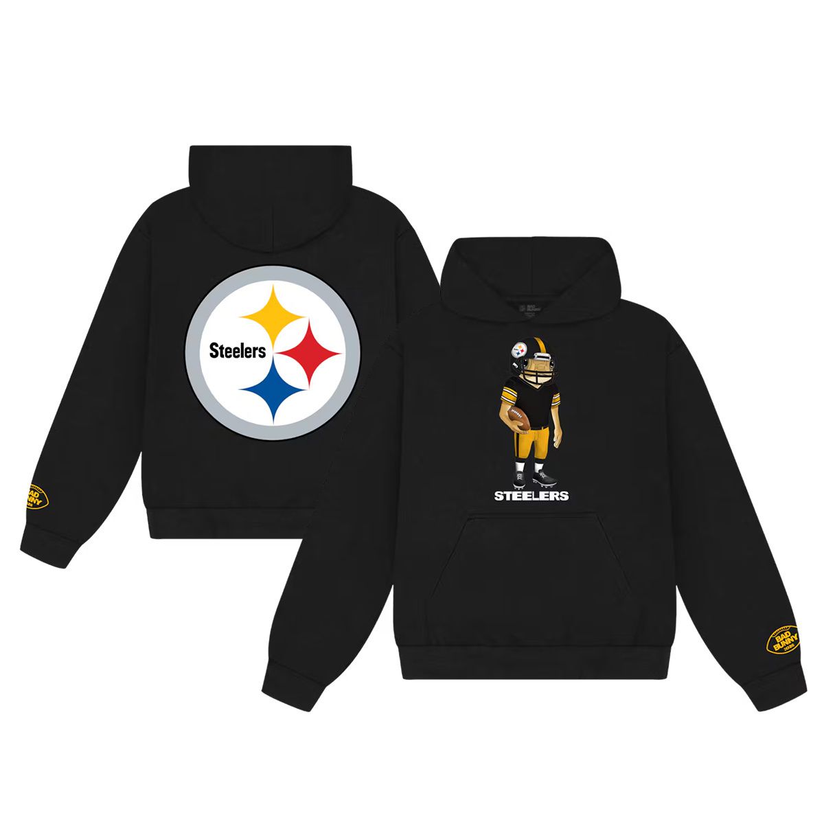 Men 2026 NFL Pittsburgh Steelers hoodie black 0011